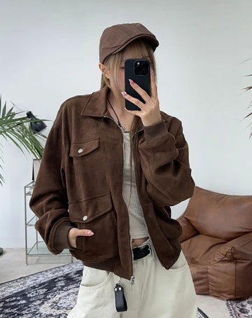Adele suede jacket